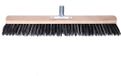 Buemag Bezemkop - Arenga/Elaston mix - zwart/wit - hard - hout - 60 cm