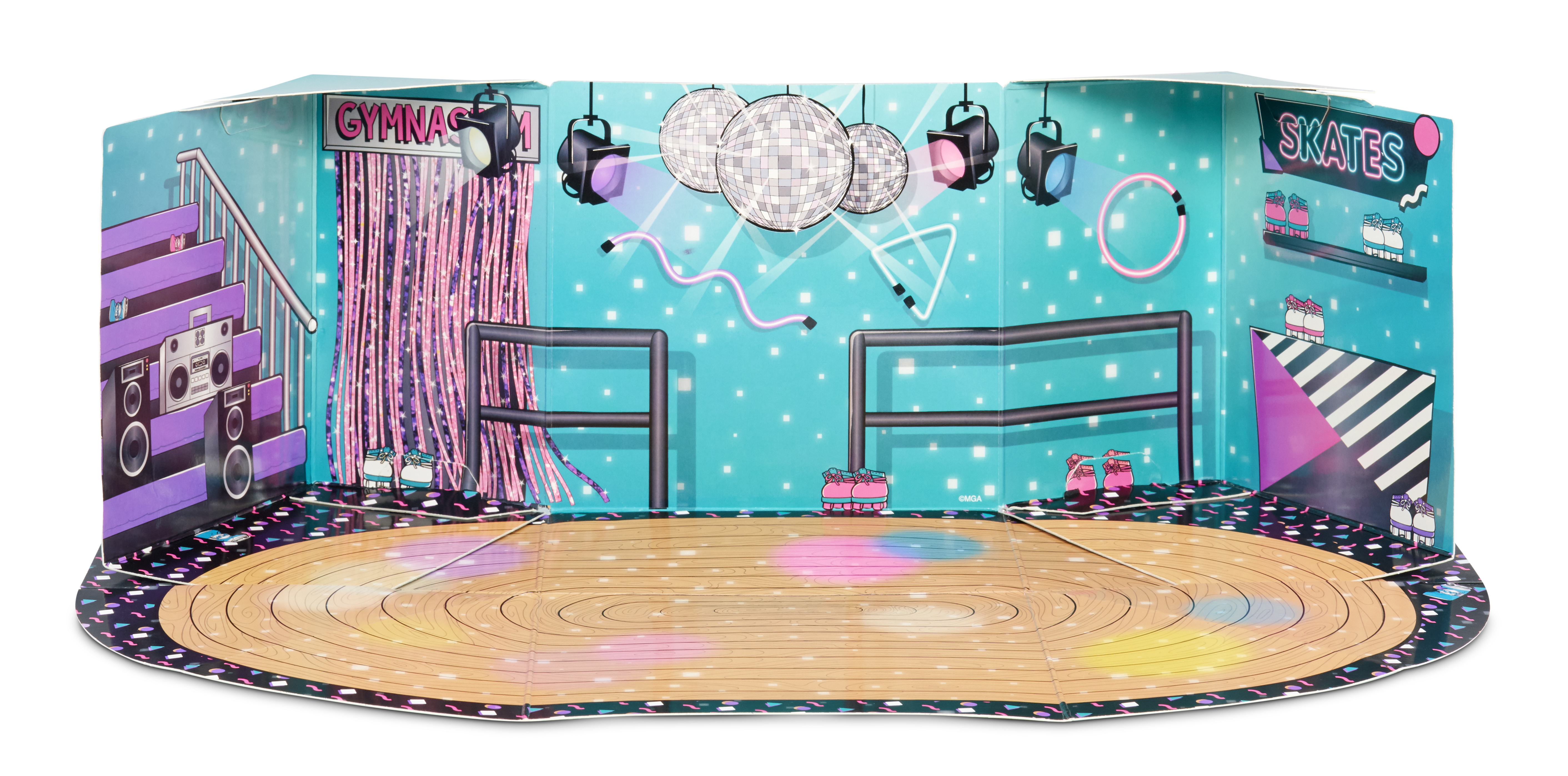 MGA Entertainment Furniture - Roller Rink with Roller Sk8er