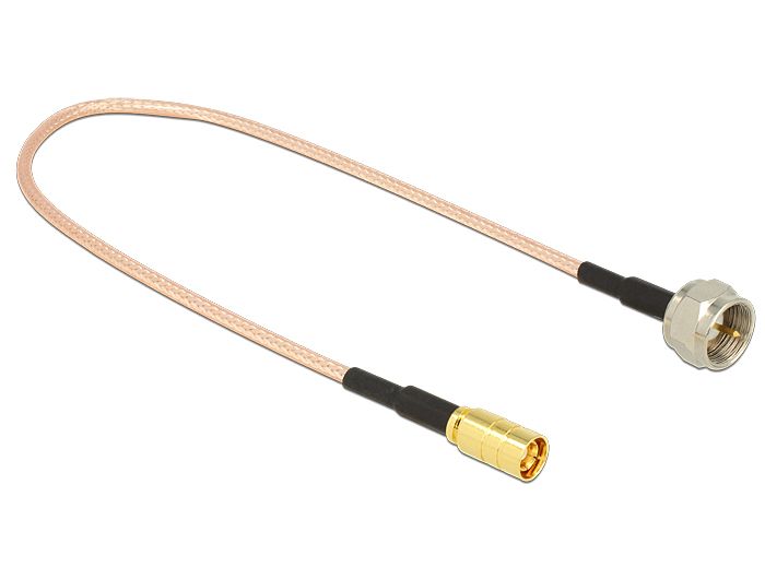 DeLOCK 0.25m F/SMB - Zwart
