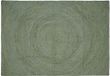 vidaXL Vloerkleed Jute Olijfgroen 200 x 290 cm