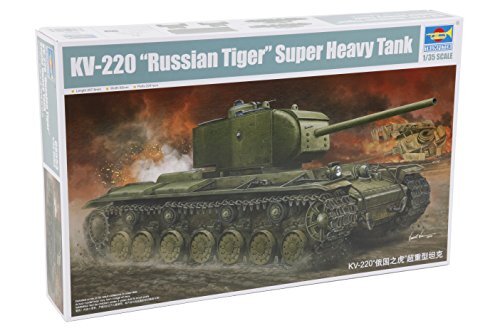 Trumpeter 05553 - modelbouwset KV-220 Russische Tiger Super Heavy Tank