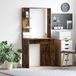 Bureau van Gerookt Eiken Hout met Moderne Afwerking
