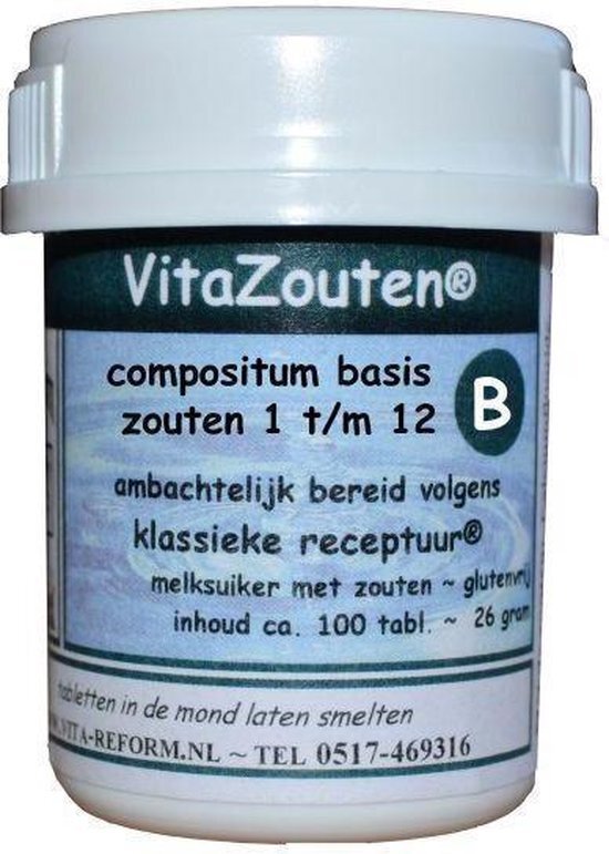 Vita Reform Vita Reform Vitazouten Compositum Basis Nr. 1-12