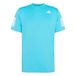 adidas Homme CLUB TENNIS CLIMACOOL 3-STRIPES T-SHIRT, cyan signal, S