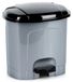 StarTech Plastic prullenbak - trapbak - 3 liter - kunststof - grijs