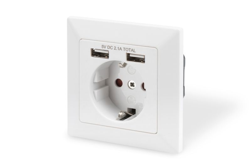 Digitus DA-70613 Wandcontactdoos wit