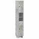 vidaXL Badkamerkast met Open Plank EDE Betongrijs 30 x 31 x 190 cm