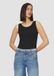 s.Oliver - T-shirt - Femme - Noir - Coton - Taille XS