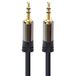 PremiumCord 3,5 mm stereo HQ jack kabel, 3,5mm, jack plug, mannelijk naar mannelijk stereo-aansluiting, extra audioverbindingskabel, afgeschermd, metalen connectoren, m/m, lengte: 3 m