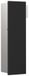 Emco Asis module pure, inbouw, deurscharnier links, glasfront uit één stuk, 600x170mm, zwart mat
