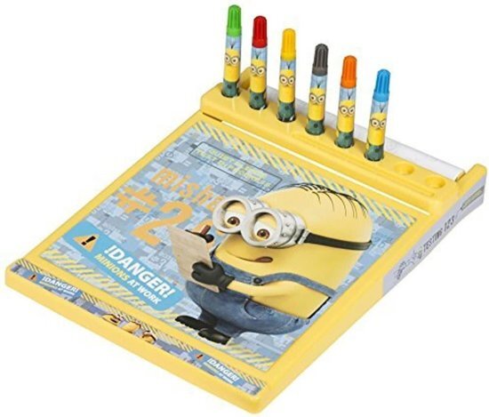 - Despicable me Multifunctioneel Kleur en Tekenbord Minions â€“ 33x24x4cm Verschrikkelijke Ikke Artset Knutselspullen Hobby en Creatief