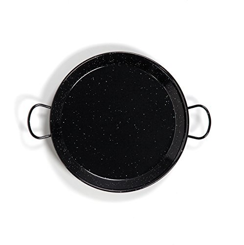 La Valenciana Vaello Campos 60cm geëmailleerde stalen Paella pan