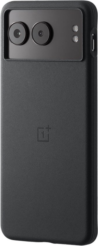 OnePlus Hoesje geschikt voor OnePlus Nord 4 - Sandstone Bumper Case - Zwart