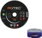 Rotec Disques à tronçonner fins pour aluminium ø125 x 1,3 x ø22,2 mm. (25 pièces)