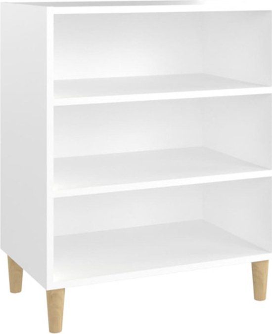 vidaXL Dressoir 57x35x70 cm bewerkt hout wit