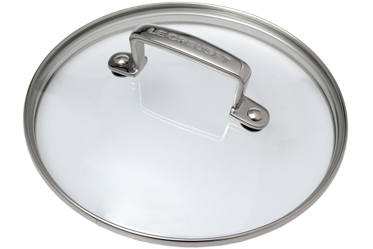 Le Creuset Les Forgées Aluminium glazen deksel 18cm