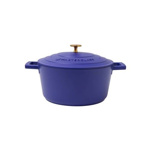 MasterClass Gietaliuminium Braadpan (Ø24 cm) (4L) (Lichtgewicht) - Blauw