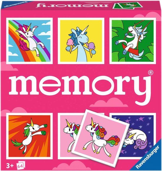 Ravensburger memory® Unicorns - Educatief spel - 3+ jaar