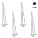 Omgoods - Set de 4 pieds de table épingle à cheveux pour meubles