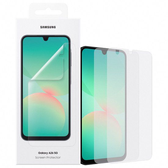 Samsung Galaxy A26 Screenprotector - 2-pack - Plastic - EF-UA266CTEGWW