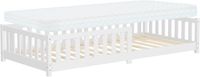 ML-Design Kinderbed 90x200 cm Wit Grenenhout