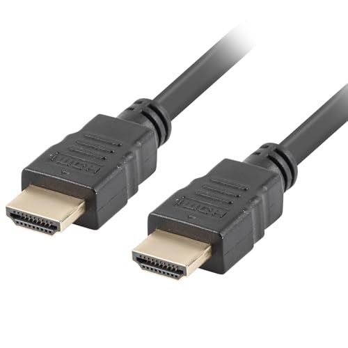 LANBERG Cable HDMI CA-HDMI-11CC-0010-BK - Macho/Macho - Hasta 2160P 3840 * 2160 30Hz - 1 Metro