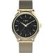 Timex Celestial Opulence 32 mm dameshorloge, Goud-Toon/Zwart/Goud-tone, Eén maat, 32 mm hemelse weelde roestvrij stalen mesh band horloge
