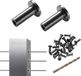 VEVOR 101 Stks T316 Roestvrijstalen Beschermhoezen voor 1/8 \"Draadkabel Kabelrailing Diy Balustrade T316 Maritieme Kwaliteit Met Gratis Boor Zwart