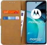 Merkloos Motorola Moto G72 Hoesje Portemonnee Book Case Tree Print