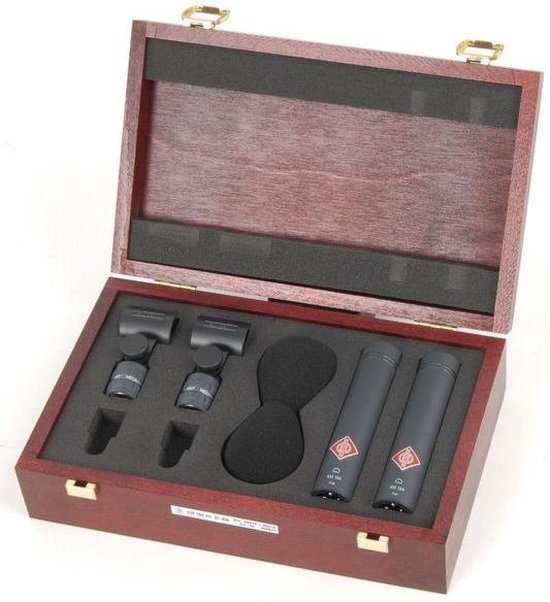 Neumann KM 184 mt cardioide condensatormicrofoon stereo set