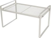 CSGoods - Étagère pour espace de rangement supplémentaire dans l'armoire de cuisine, idéale pour assiettes, vaisselle et produits alimentaires