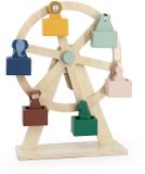 Trixie Houten Speelgoed Reuzenrad - Met 6 dieren - Voor Kinderen - Vanaf 1,5 jaar - Voor Jongens en Meisjes – FSC® Hout