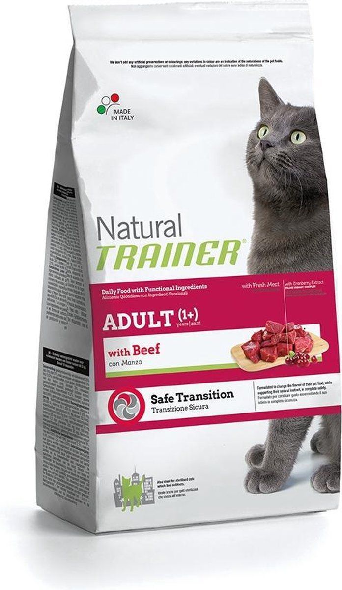 Trainer Natural - Beef - Kattenvoer - 1,5 kg - Hoog Vleesgehalte