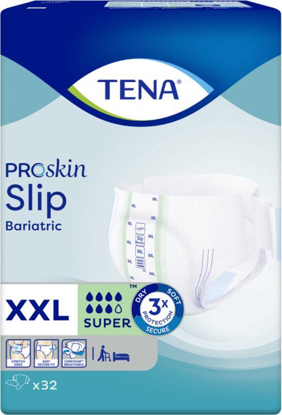 Tena Slip Stretch - mt XXL - 32 st - Incontinentiebroekjes - Super plus - Unisex