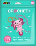 Avenir Leren Haken - Love Axolotl - 6,5X9Cm - Sleutelhanger - 8 Jaar