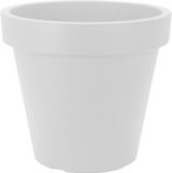 Merkloos Prosperplast Bloempot/plantenpot voor binnen en buiten - D25 x H23 cm - wit - kunststof