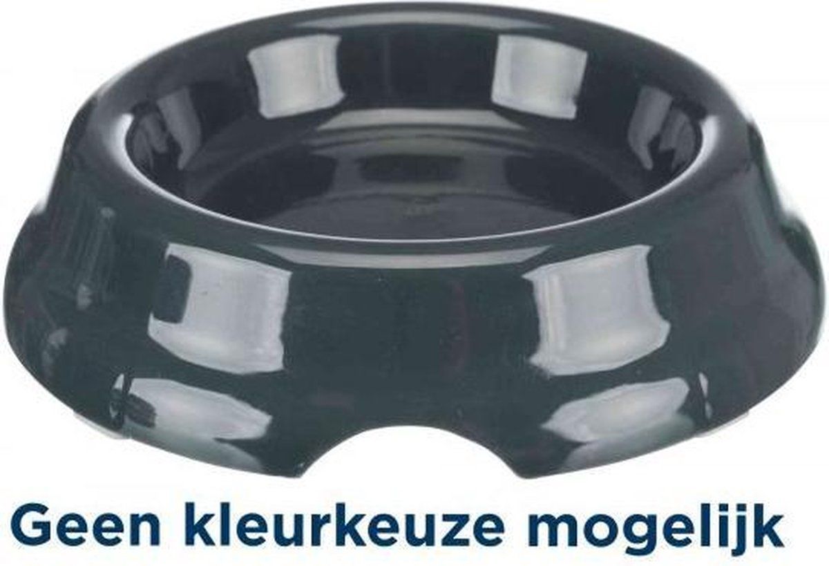 TRIXIE Voerbak / Waterbak Kat Kunststof Assorti 11 cm 200 ml - 4 stuks