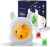 Numsy Binky Slaaptrainer Kinderen - Verbeterde 2026 Editie - Kinderwekker met Nachtlampje - Slaapwekker