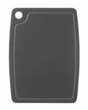 HENDI Planche à découper noire – composite de fibres de bois – antidérapant – lavable au lave-vaisselle – 370x275x6 mm