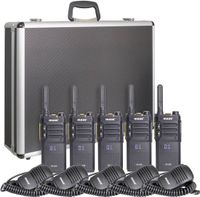 MAAS Elektronik Team-Set PT-375 KEP-360-K 150112 PMR-portofoon Set van 5 stuks