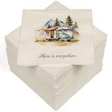 HEKU 100 servetten, 3-laags, 33 x 33 cm, Home is everywhere