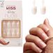 Kiss Acryl zelfklevende Plaknagels set Nude - Press on nails nepnagels met lijm - 31 delige set
