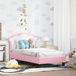 Maison Exclusive Cadre de lit pour enfant avec tête de lit, rose, 70 x 140 cm, matériau polyuréthane