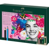 Faber-Castell tekenset - Polychromos en Pitt Grafiet Mat - 40-delig