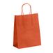 Viquel - Krafttas klein formaat 18x24x8cm - Kraft zak met gedraaid handvat Terracotta - Set van 50 papieren zakken - Terracotta