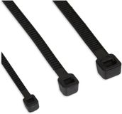 InLine 450mm cable ties (100 pcs) black