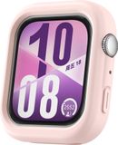 Wigento Huawei Siliconen beschermhoes voor de Huawei Watch Fit 4, halfomsluitend, roze