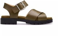 Clarks Orinoco Cross - dames sandaal - Groen - maat 35.5 (EU) 3 (UK)