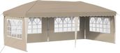 vidaXL Pop-up Feesttent 575 x 289 x 245 cm Crèmekleurig