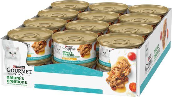 Gourmet Nature's Creations Kattenvoer Natvoer - Tonijn - 24 x 85 g